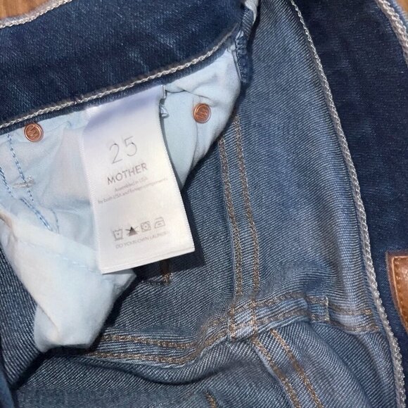 The Stunner Ankle Fray Jean Sweet Lime in Dark Denim Size 25 - Picture 5 of 13